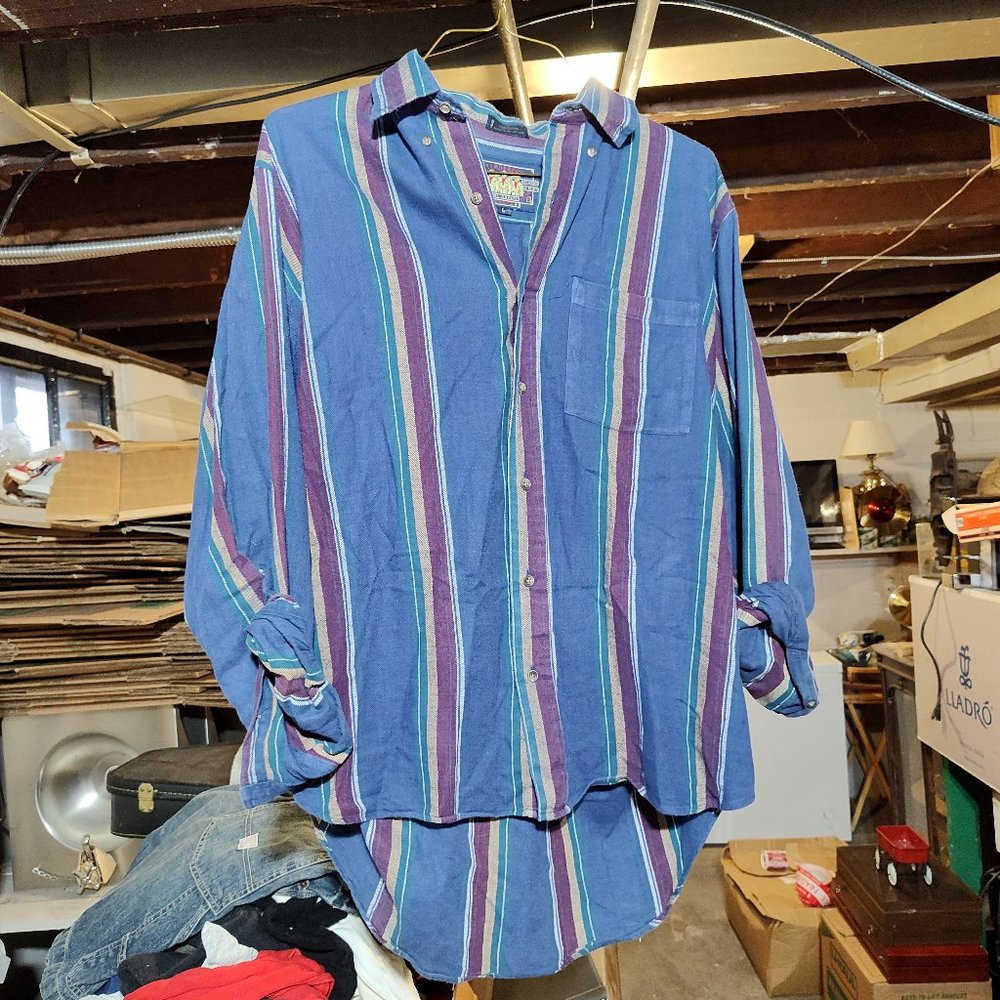 Vintage Ralph Lauren Chaps 100% Cotton Shirt Mens L